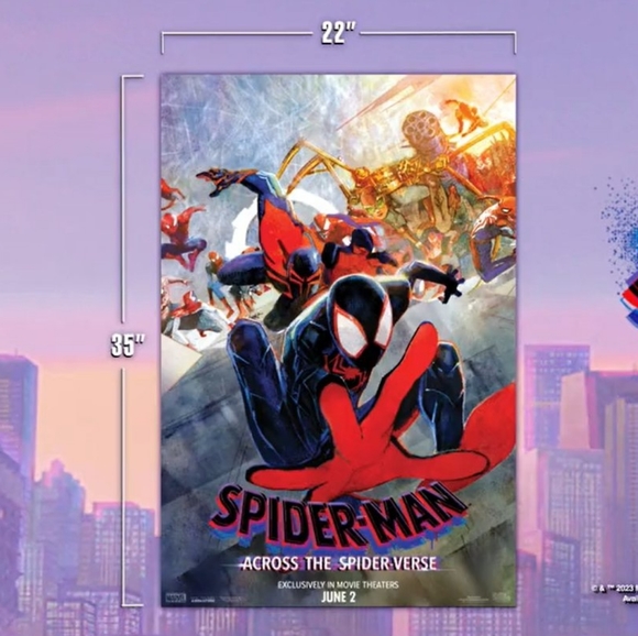Spider-Man across the spider-verse poster IMAX Exclusive - Picture 2 of 2